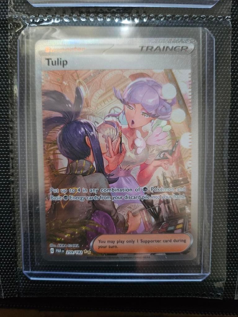 Pokemon Tulip 259/182 Paradox Rift, Ophalen of Verzenden, Zo goed als nieuw, Losse kaart, Foil