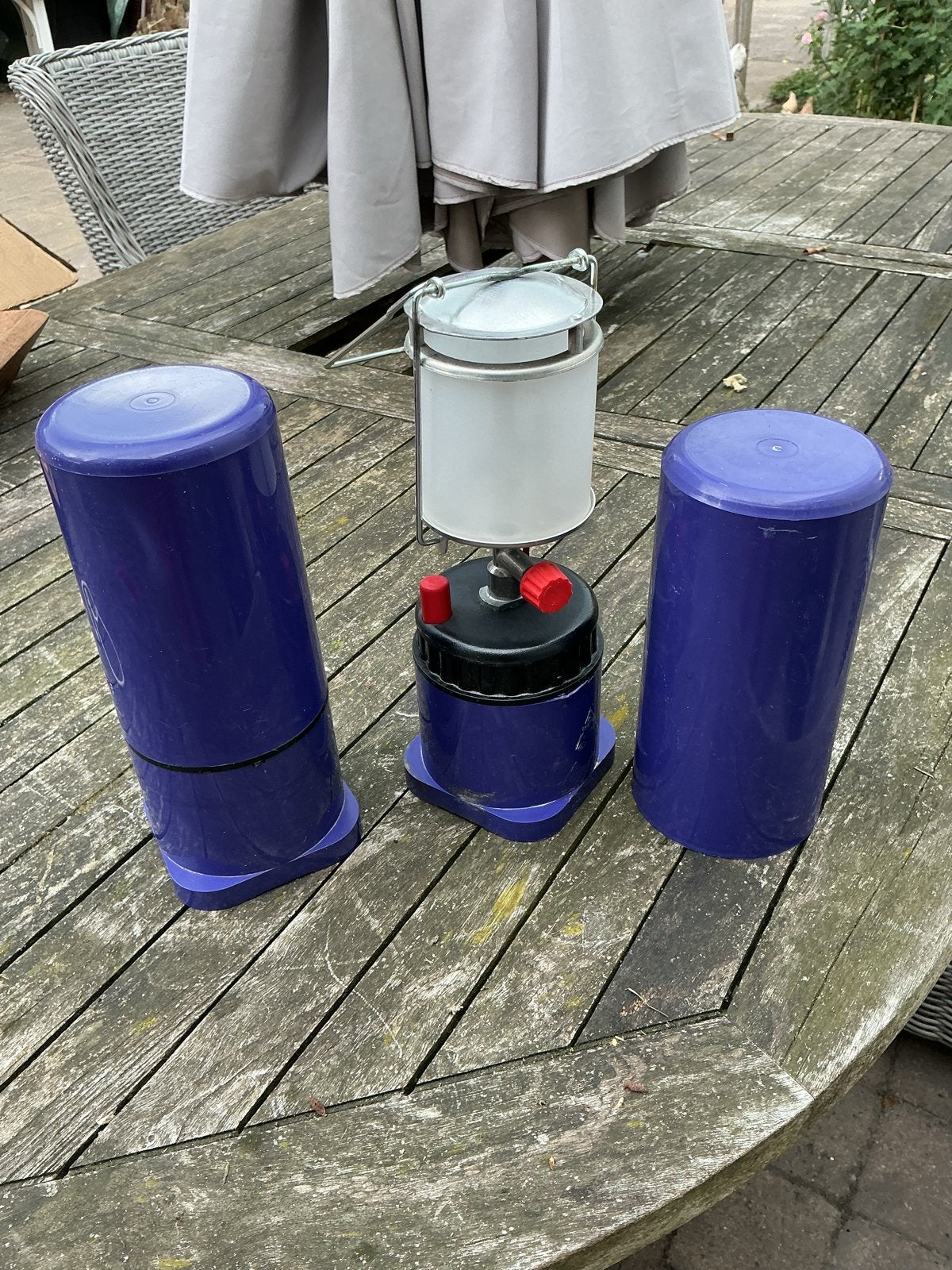 Campingaz brander en lamp set, Ophalen of Verzenden, Gebruikt