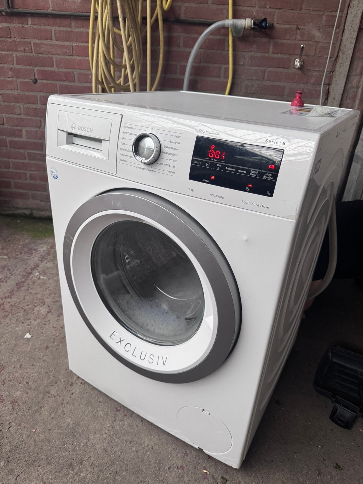 Siemens wasmachine 9kg defect, Ophalen, 1200 tot 1600 toeren, 8 tot 10 kg, Zo goed als nieuw