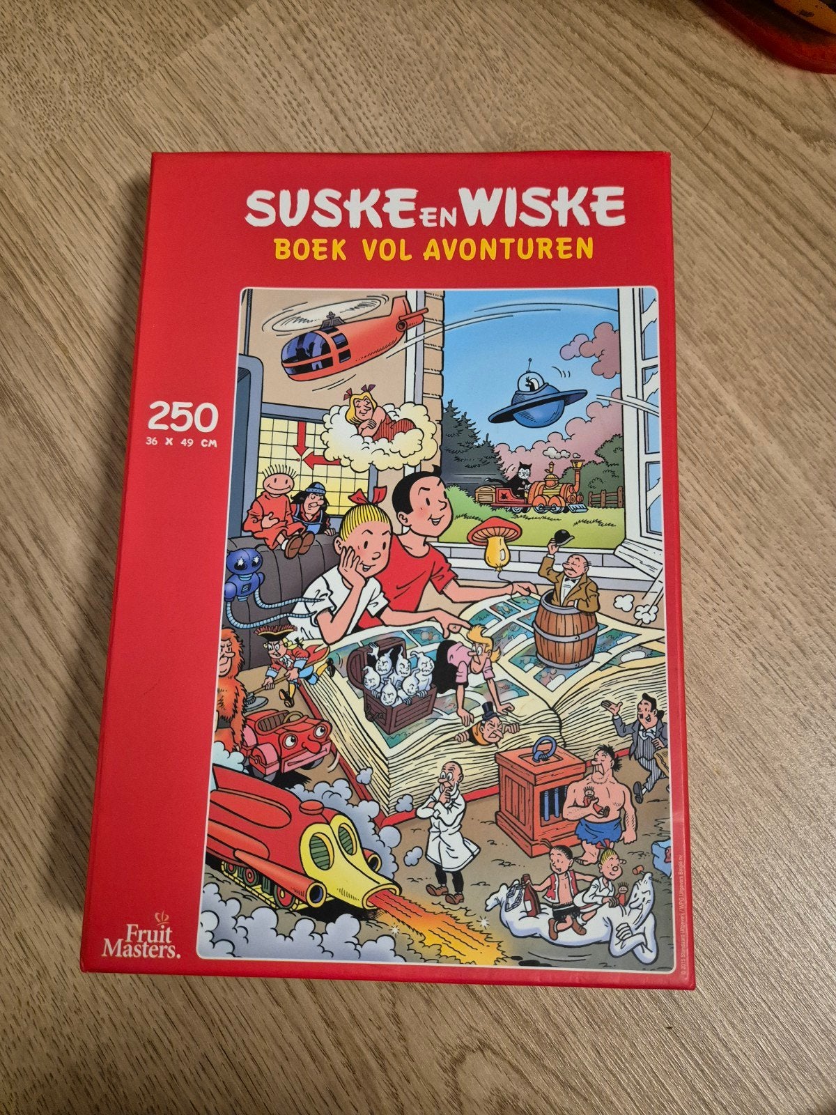 Suske en Wiske puzzel 250 stukjes, Hobby en Vrije tijd, Denksport en Puzzels, Ophalen of Verzenden