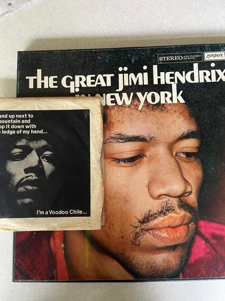 Orginal Jimmy Hendrix vinyl album & single, Ophalen of Verzenden, Zo goed als nieuw, 12 inch, Poprock