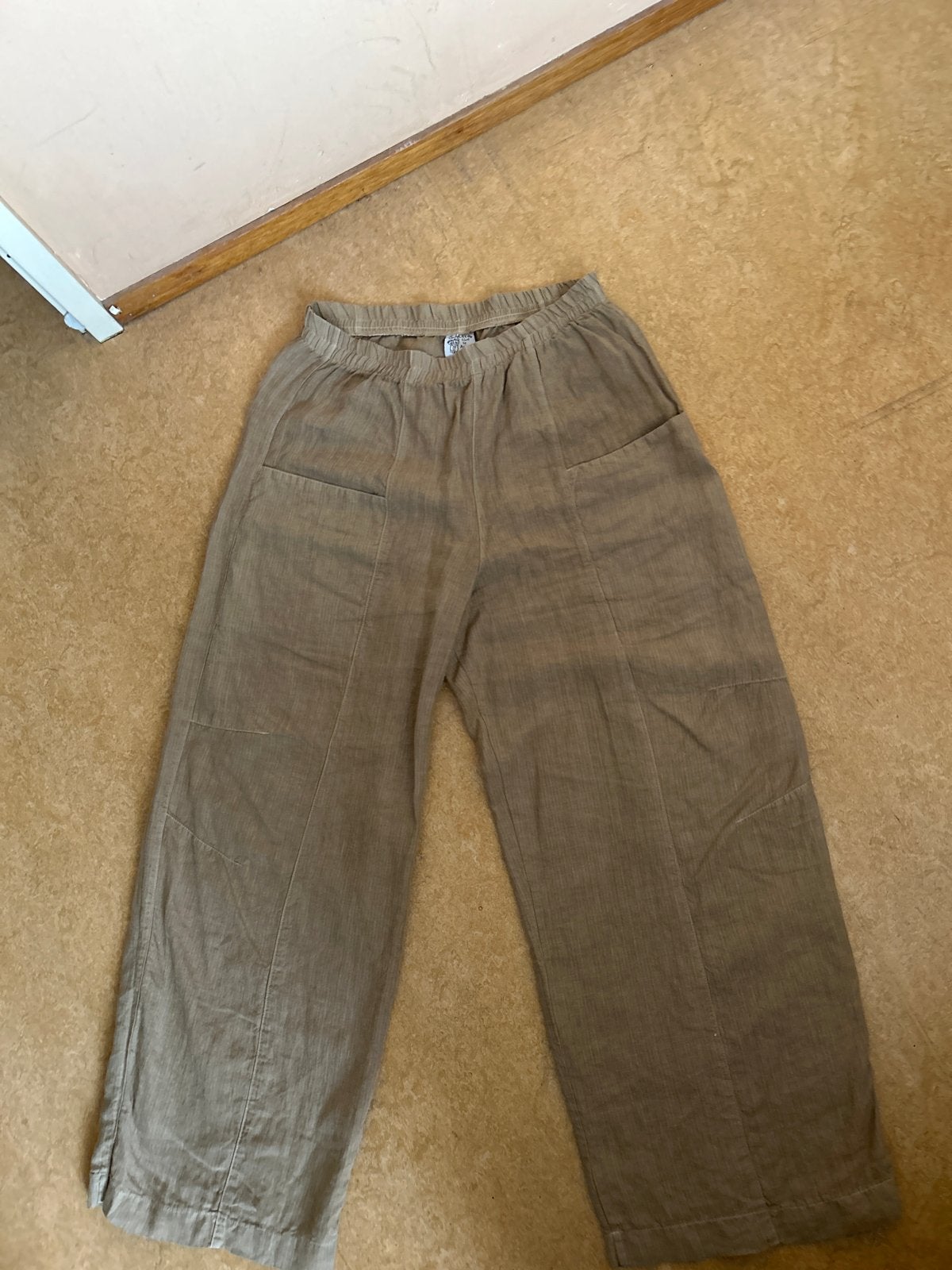 Linnen broek Completo Lino by Arthurio - Maat L, Bruin, Maat 42/44 (L), Ophalen of Verzenden, Zo goed als nieuw