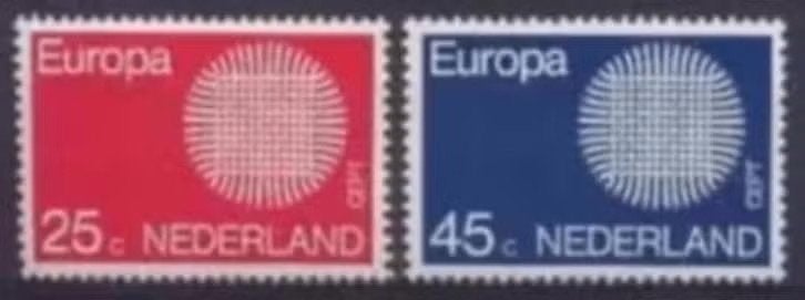nederland nvph 971 - 972 (pf), Postzegels en Munten, Postzegels | Nederland, Ophalen of Verzenden, Na 1940, Postfris