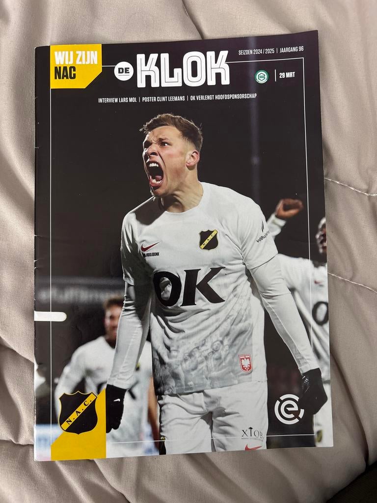 Programmaboekje NAC Breda vs FC Groningen - Seizoen 2024/202, Ophalen of Verzenden, Zo goed als nieuw