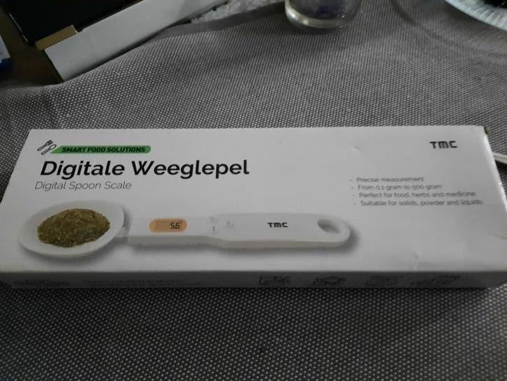 Digitale weeglepel  van 0.1 tot 500 gram, Ophalen of Verzenden, Nieuw