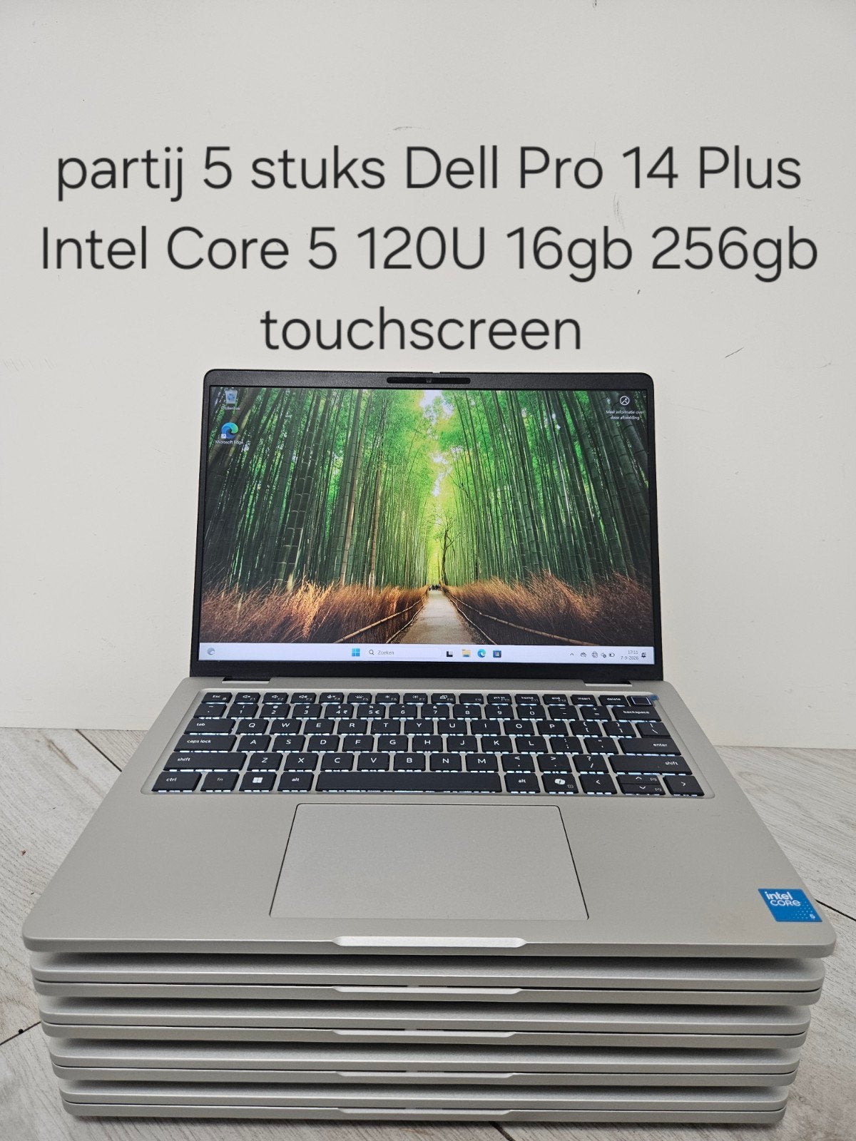 partij 5 stuks Dell Pro 14 Plus PB14250 Core 5 120U touch, Computers en Software, 14 inch, EenvoudPc B.V., Qwerty, Ophalen of Verzenden