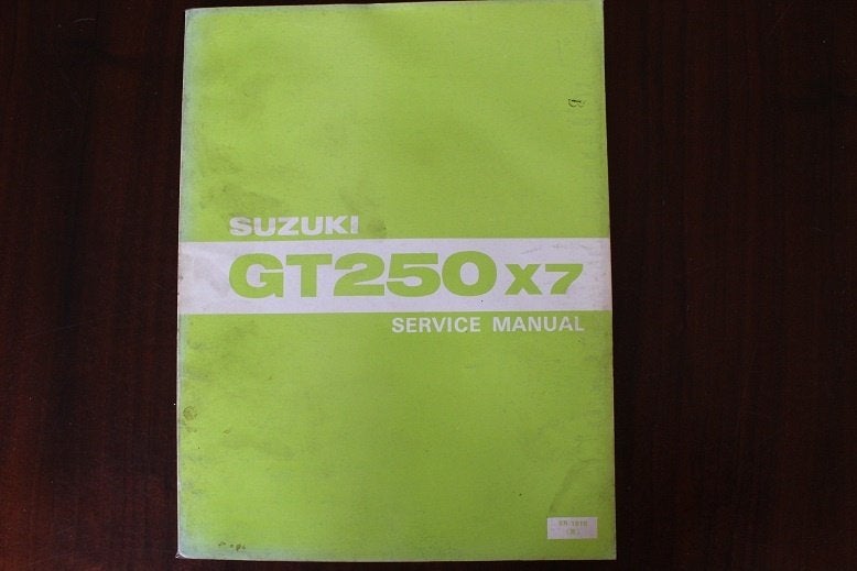 Suzuki GT250 X7 1978 / 1979 motorcycle service manual GT 250, Ophalen of Verzenden, Suzuki
