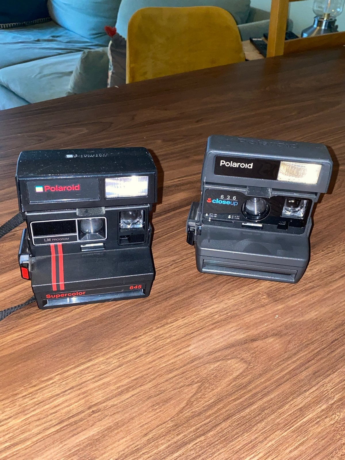 Polaroid Supercolor 645 & 636 Close-up Instant Camera's, Audio, Tv en Foto, Fotocamera's Analoog, Ophalen of Verzenden, Gebruikt