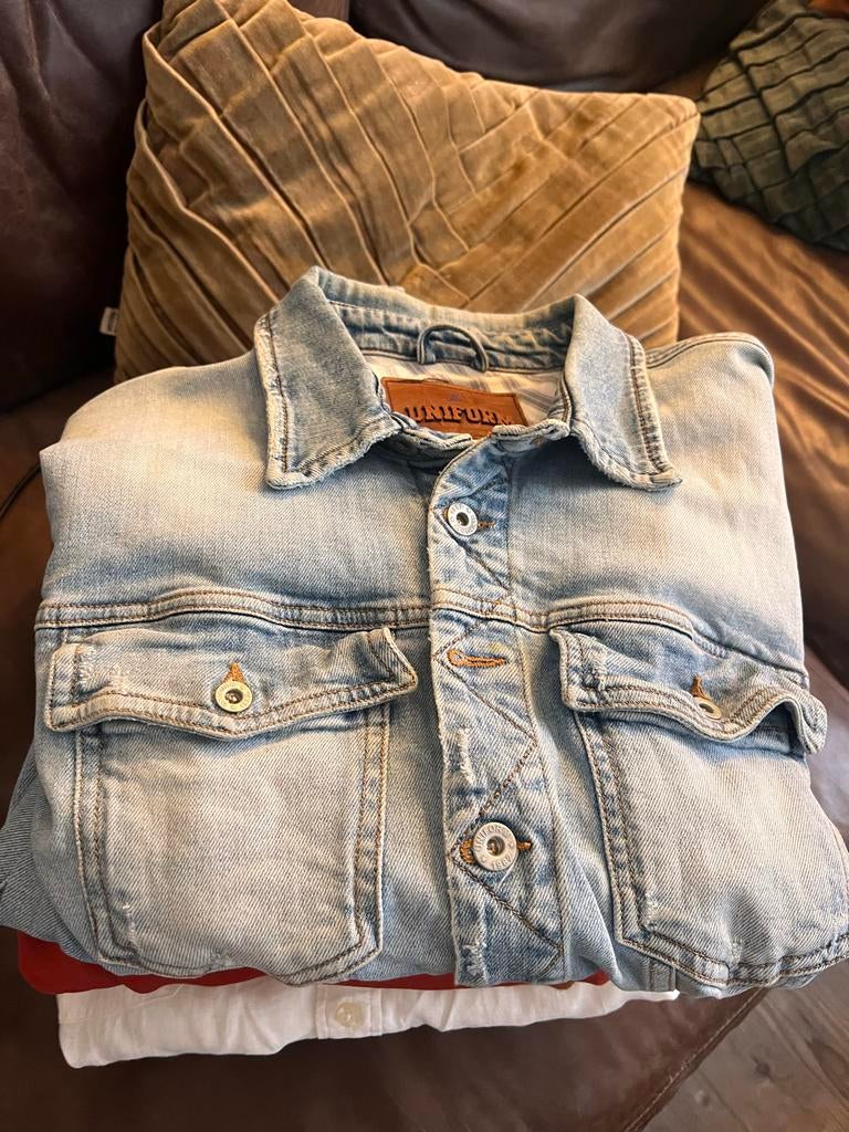 UNIFORM spijkerjack maat L, Kleding | Heren, Maat 52/54 (L), Overige kleuren, Ophalen of Verzenden, Zo goed als nieuw
