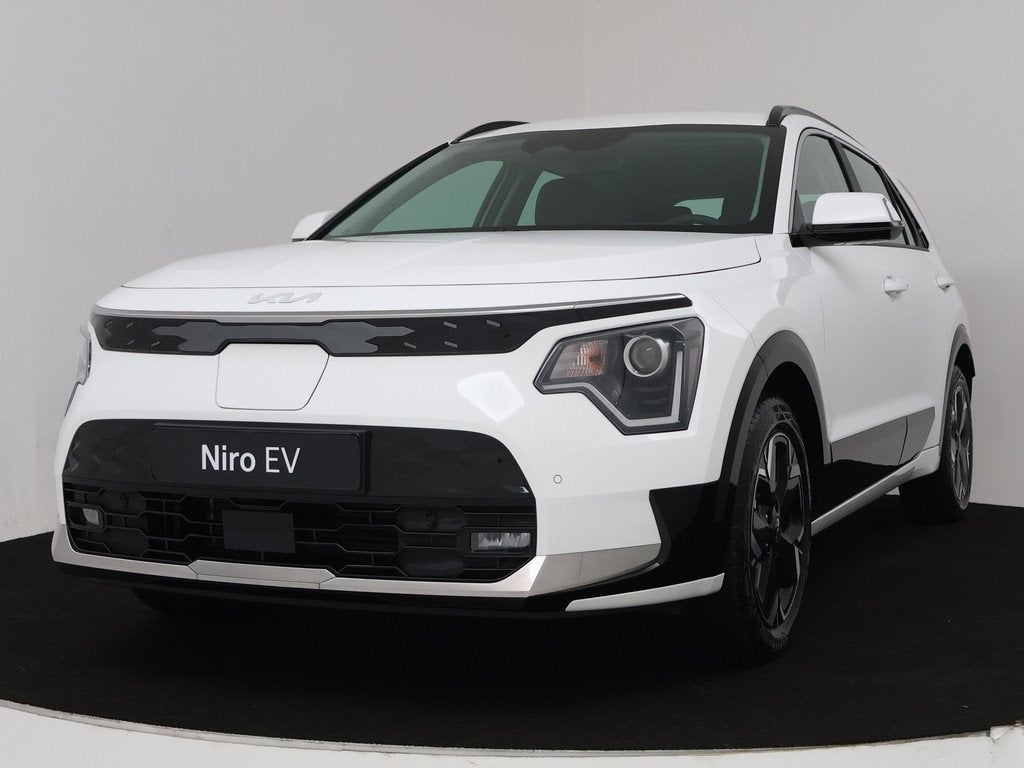 Kia Niro EV DynamicLine 64.8 kWh | 10 Jaar Garantie | Achter, Auto's, Kia, 12 maanden, Gebruikt, 1657 kg, Leder en Stof
