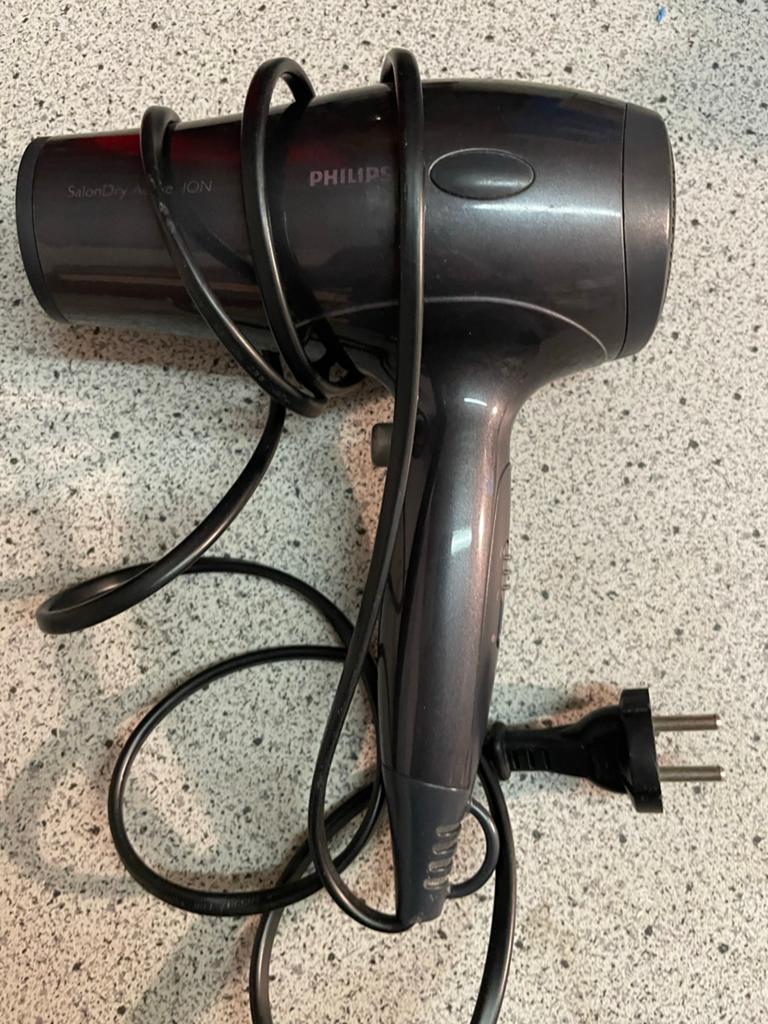 Philips SalonDry Aer ION Föhn - Grijs, Ophalen of Verzenden, Gebruikt, Haarverzorging
