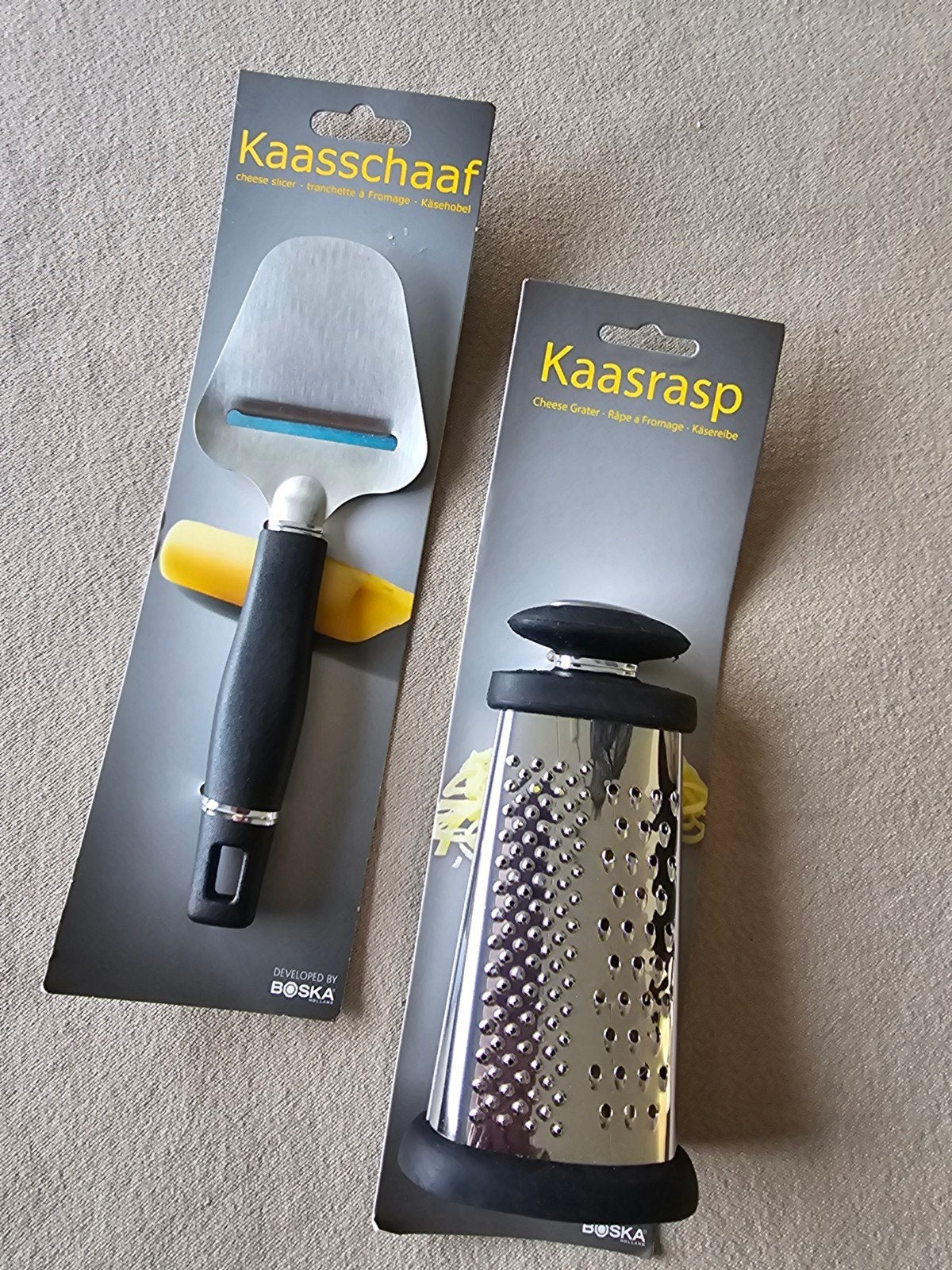 Boska Kaasschaaf en Kaasrasp - Nieuw in verpakking, Ophalen, Overige typen, Metaal, Bosch