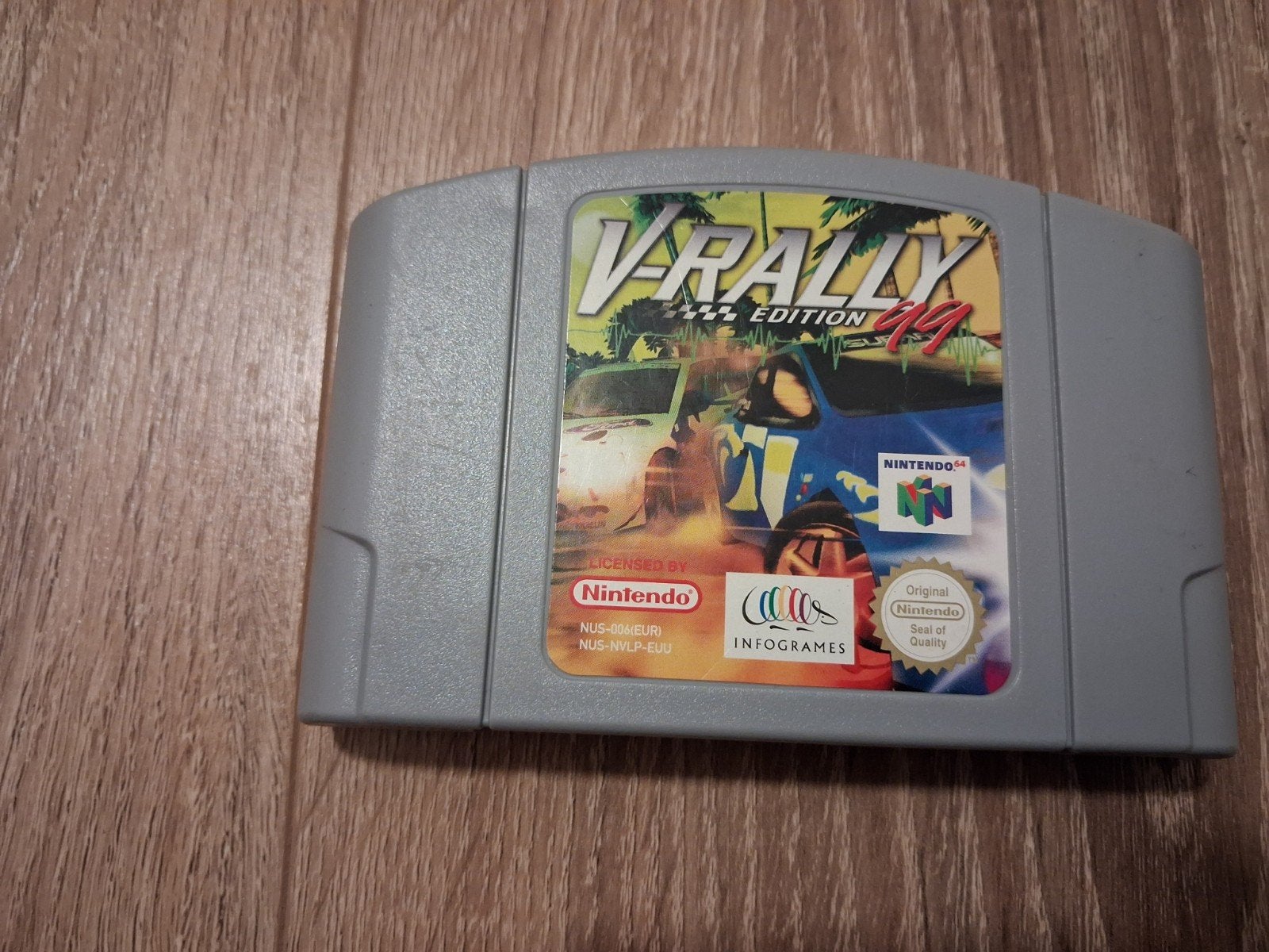 V-Rally 99 Edition Nintendo 64 (N64) Game Cartridge, Gebruikt, 1 speler, Racen en Vliegen, Ophalen of Verzenden