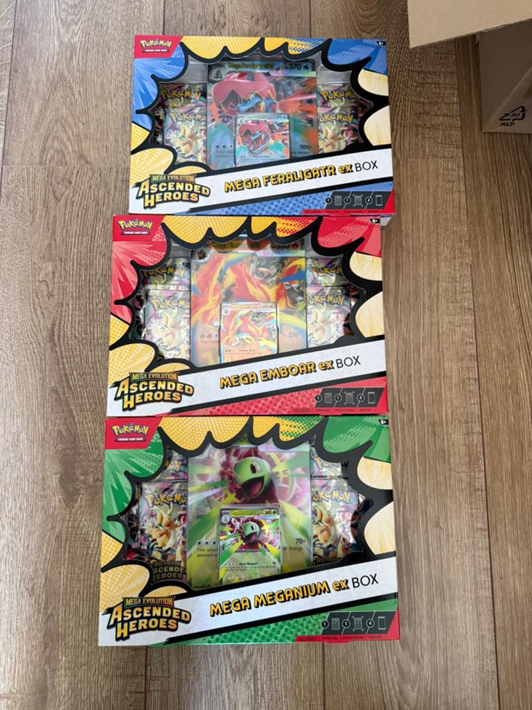 Pokémon Ascended Heroes EX Boxen sealed, Hobby en Vrije tijd, Verzamelkaartspellen | Pokémon, Ophalen of Verzenden, Nieuw, Overige typen