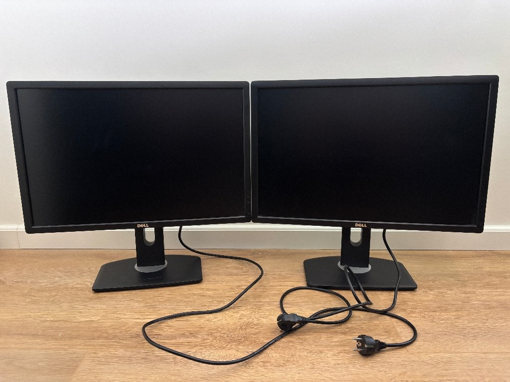 2x DELL monitor U2412M, Computers en Software, Monitoren, Ophalen, IPS, 24", Full HD