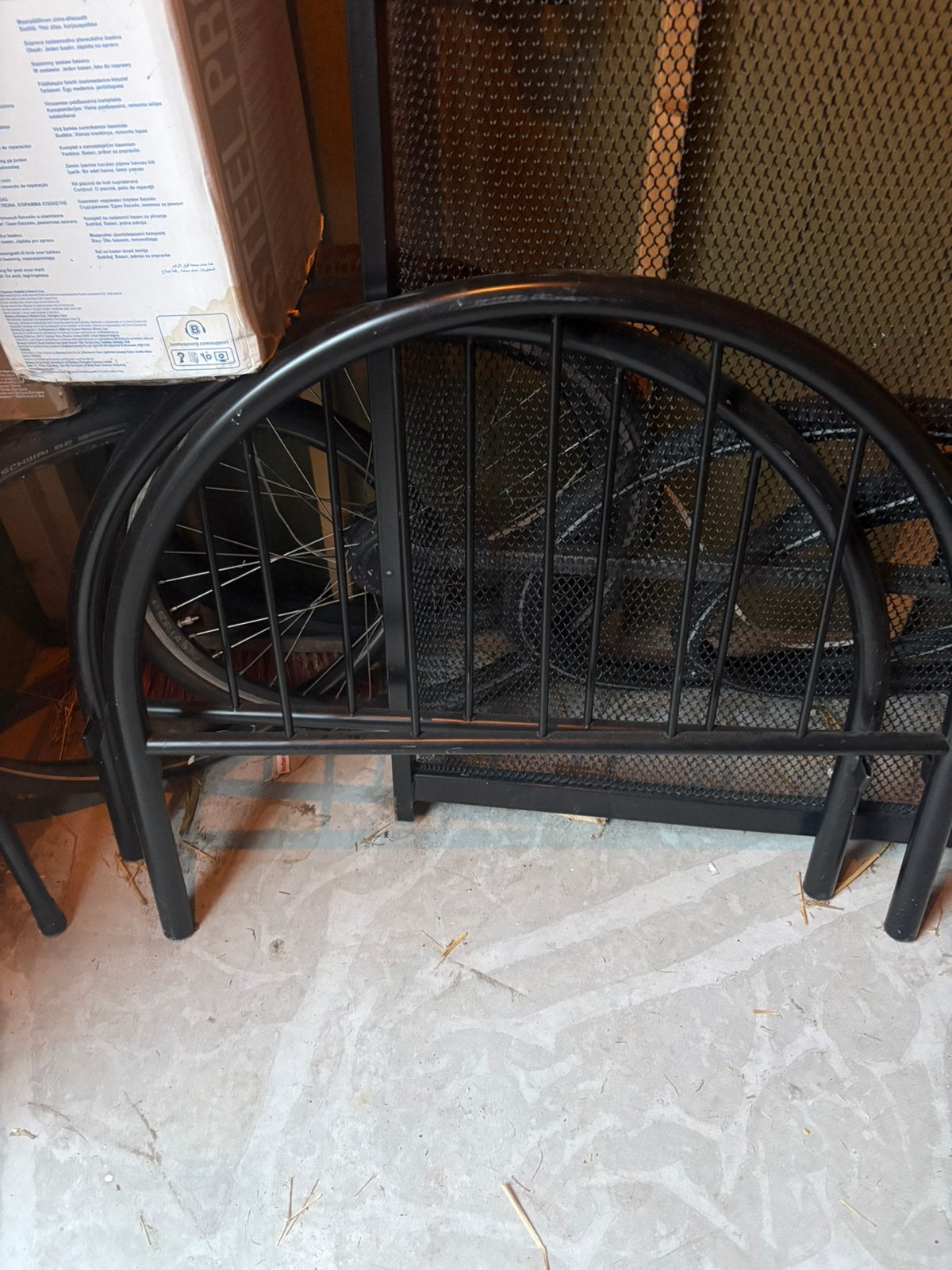 Bed frame, Ophalen, Gebruikt, 90 cm, Eenpersoons