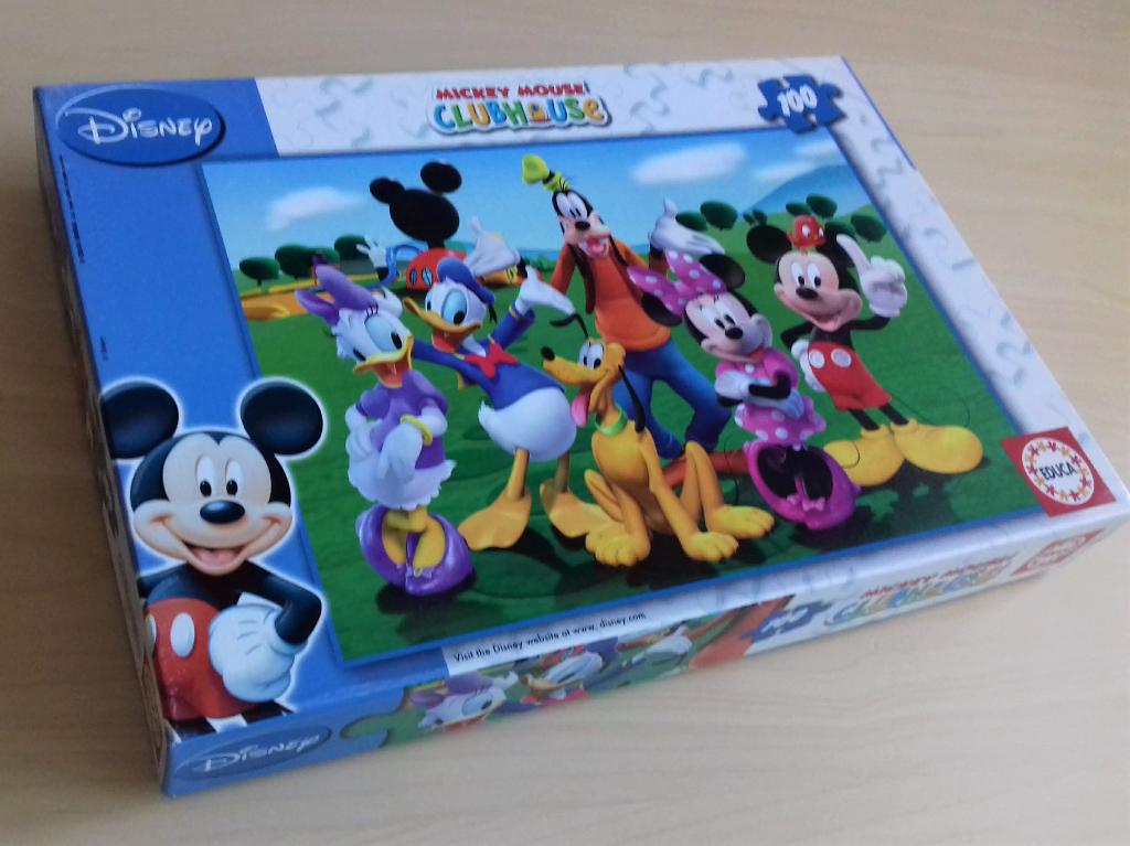 puzzel Mickey Mouse Clubhouse, Ophalen of Verzenden, Meer dan 50 stukjes, Zo goed als nieuw, 6 jaar of ouder