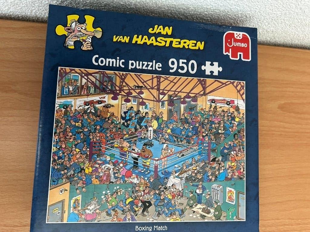 Puzzel Jan van Haasteren" Boxing Match", Ophalen, 500 t/m 1500 stukjes, Gebruikt, Legpuzzel