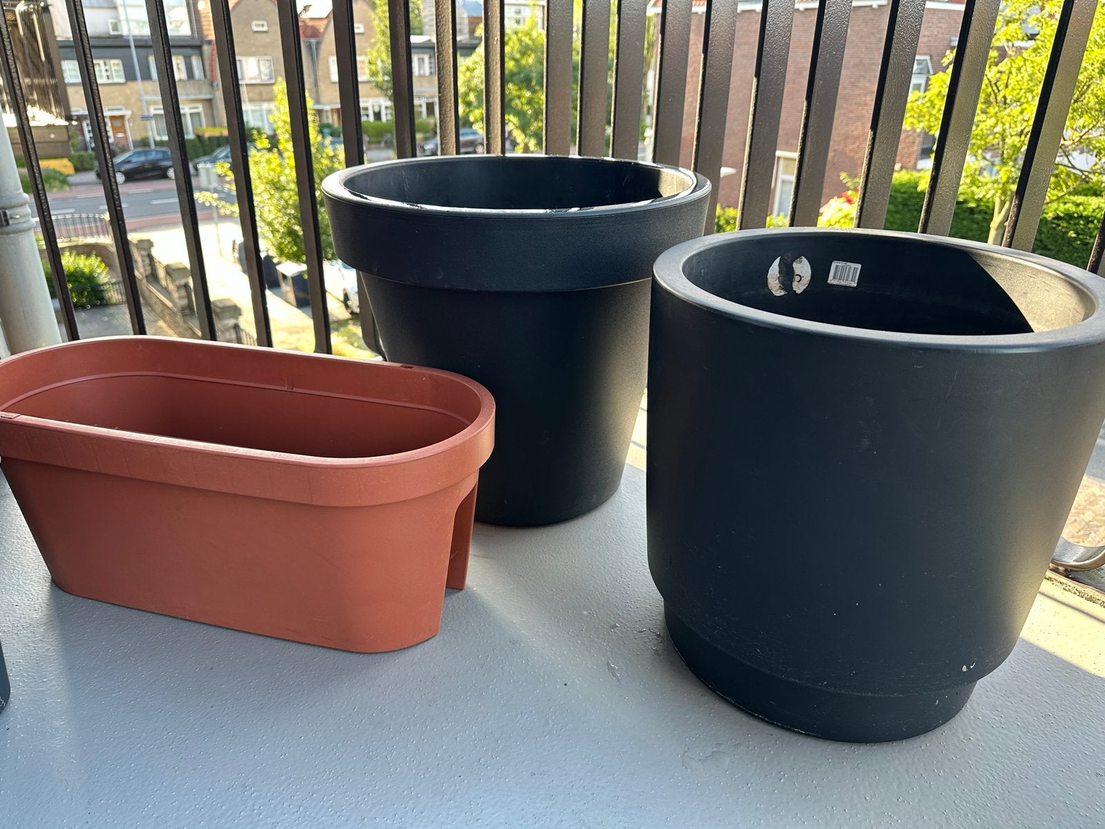 Diverse Plantenpotten - Elho en meer, Tuin en Terras, Bloempotten, Ophalen, Kunststof, Gebruikt, Balkon