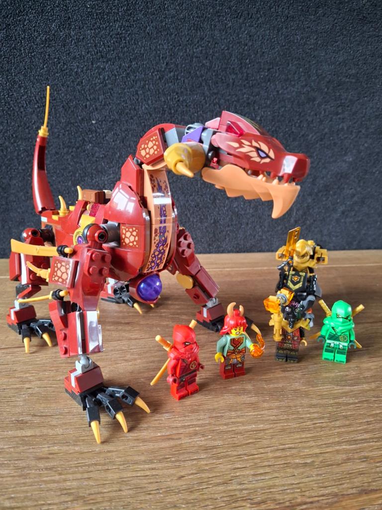 LEGO Ninjago 71793 Drakenrijder Heatwave, Ophalen of Verzenden, Zo goed als nieuw