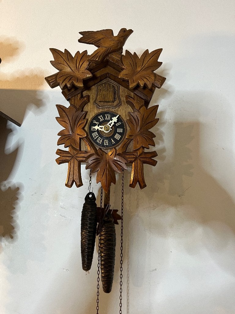 Mooi, klein model koekoeksklok, Huis en Inrichting, Ophalen of Verzenden, Gebruikt, Analoog, Wandklok