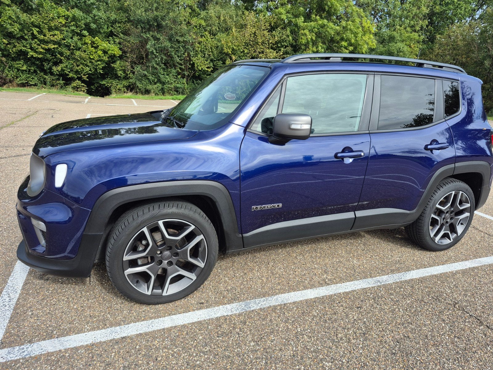 Jeep Renegade 1.3T 150pk Ddct 2019 Blauw, Auto's, 4 cilinders, Blauw, Dealer onderhouden, SUV of Terreinwagen