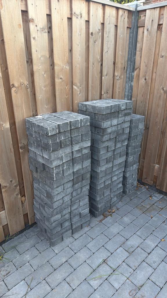 Gratis klinkers, Ophalen, Gebruikt, Beton, Klinkers