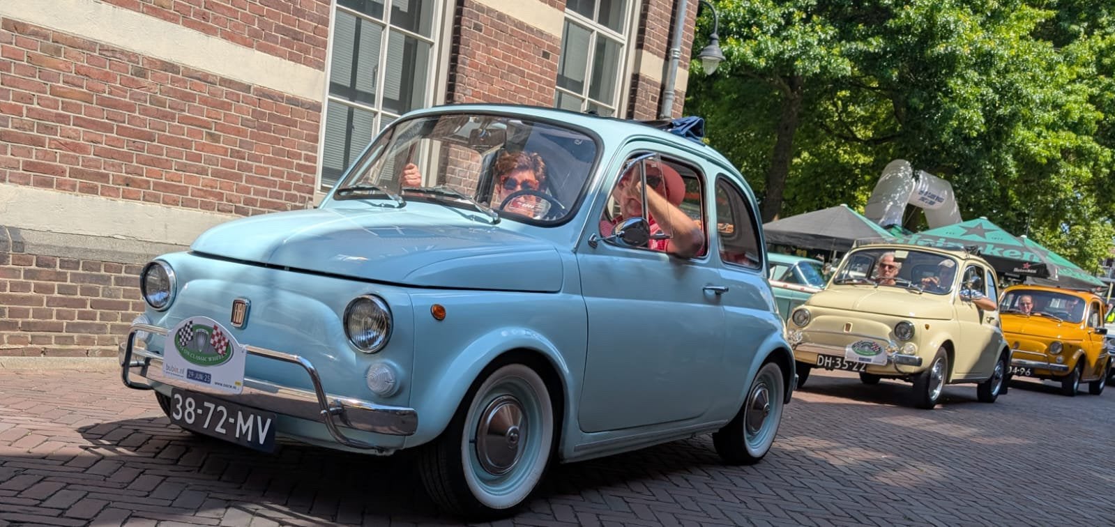 Fiat 500 L 1970 Blauw, 514 kg, Blauw, Origineel Nederlands, Overige kleuren