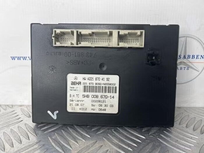 Module climatronic van een Mercedes S-Klasse, Ophalen of Verzenden, Gebruikt