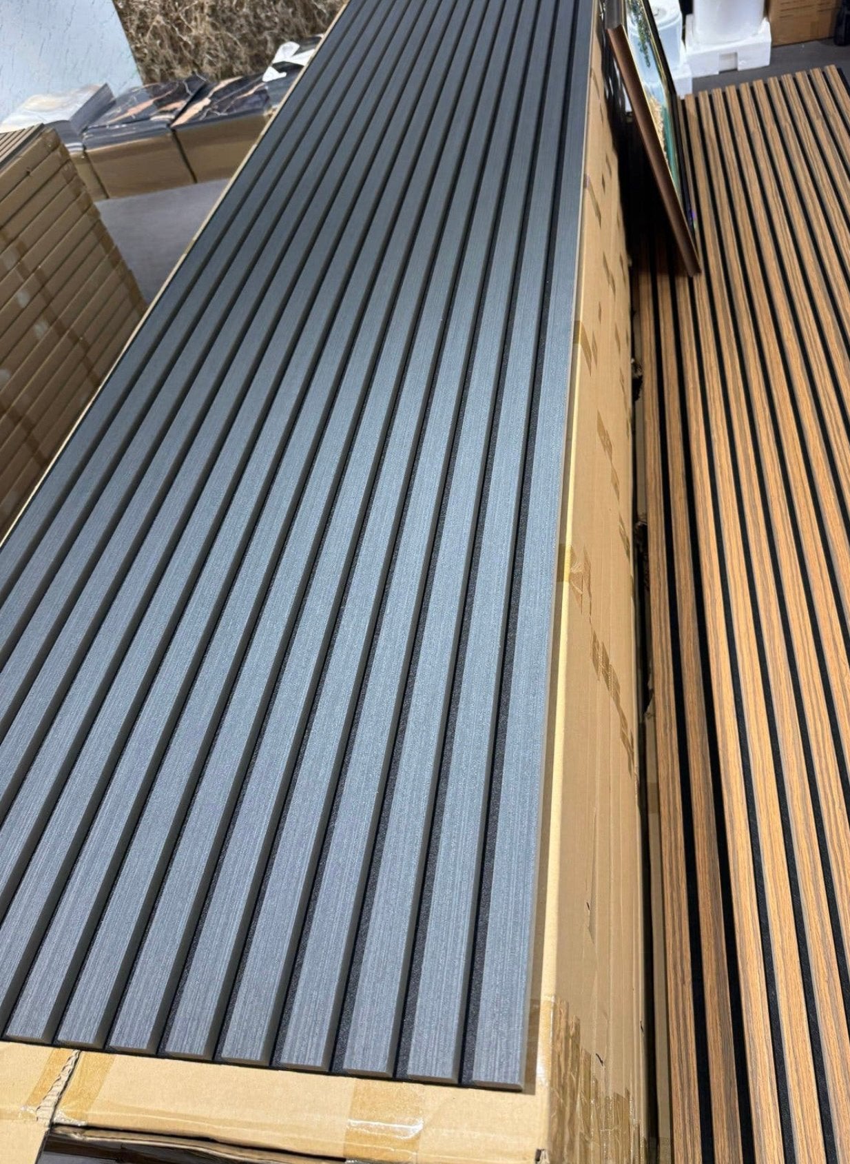 60cm/280cm Houten Akupanel Wandpanelen - Diverse, Doe-het-zelf en Verbouw, Hout en Planken, Eiken, Nieuw, Ophalen of Verzenden