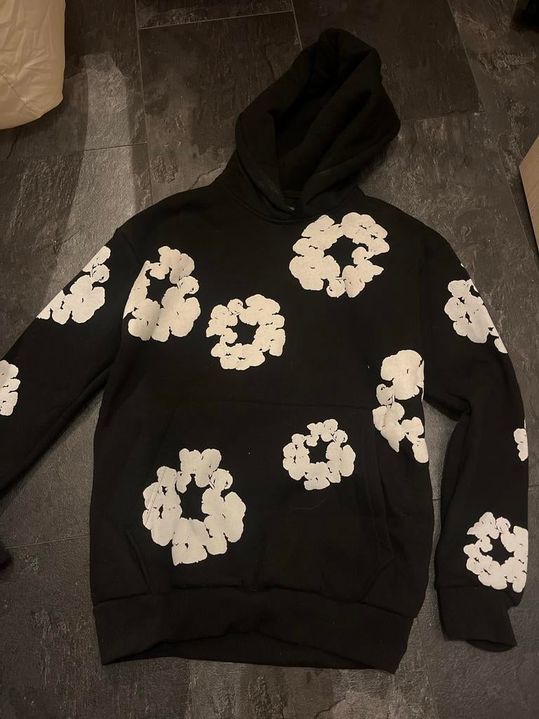 Denim Tears trui zwart wit, Kleding | Heren, Truien en Vesten, Ophalen of Verzenden, Gedragen, Maat 46 (S) of kleiner, Zwart
