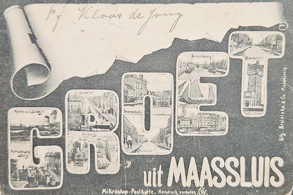 Maassluis, Verzenden, Voor 1920, Gelopen, Zuid-Holland