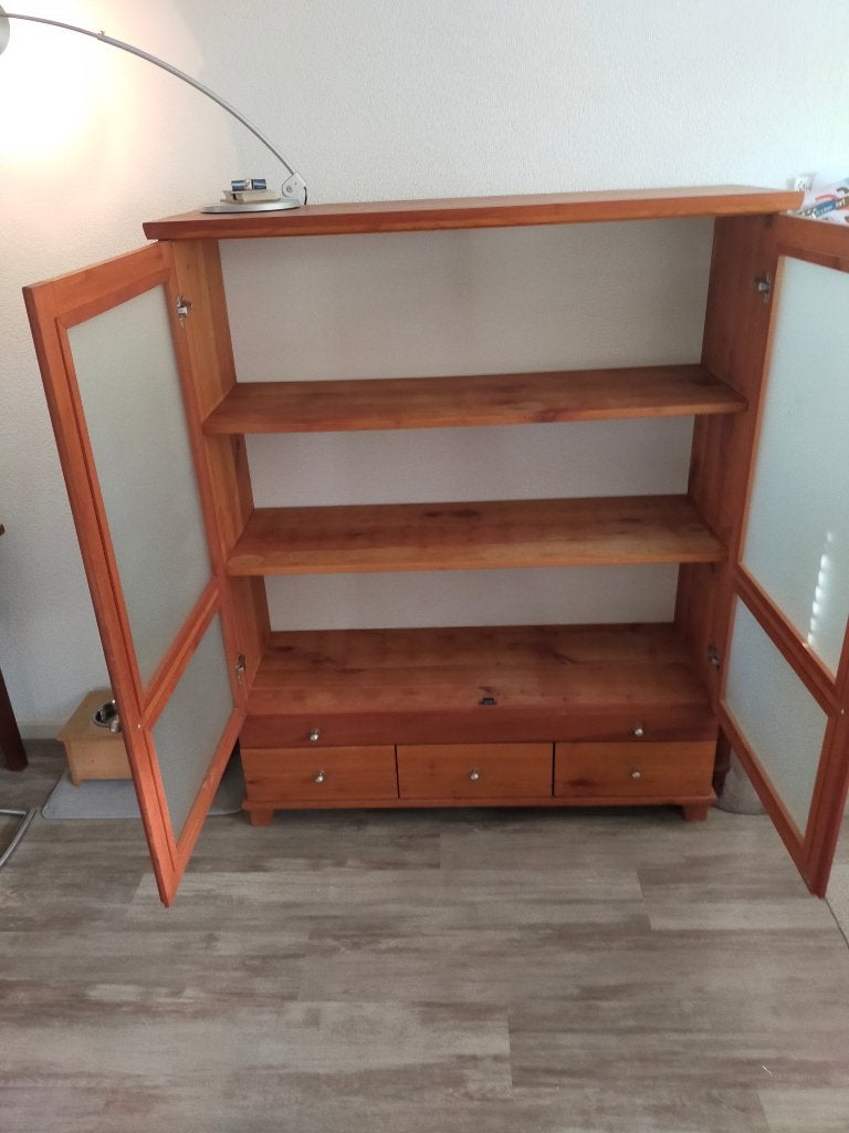 Servieskast, Huis en Inrichting, Kasten | Vitrinekasten, Ophalen, Glas, Gebruikt, 150 tot 200 cm