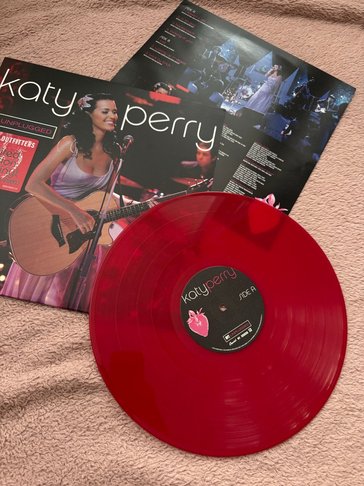 Katy Perry MTV Unplugged Limited Red Vinyl LP UO, Cd's en Dvd's, Vinyl | Pop, LP, Gebruikt, Pop, Colored vinyl