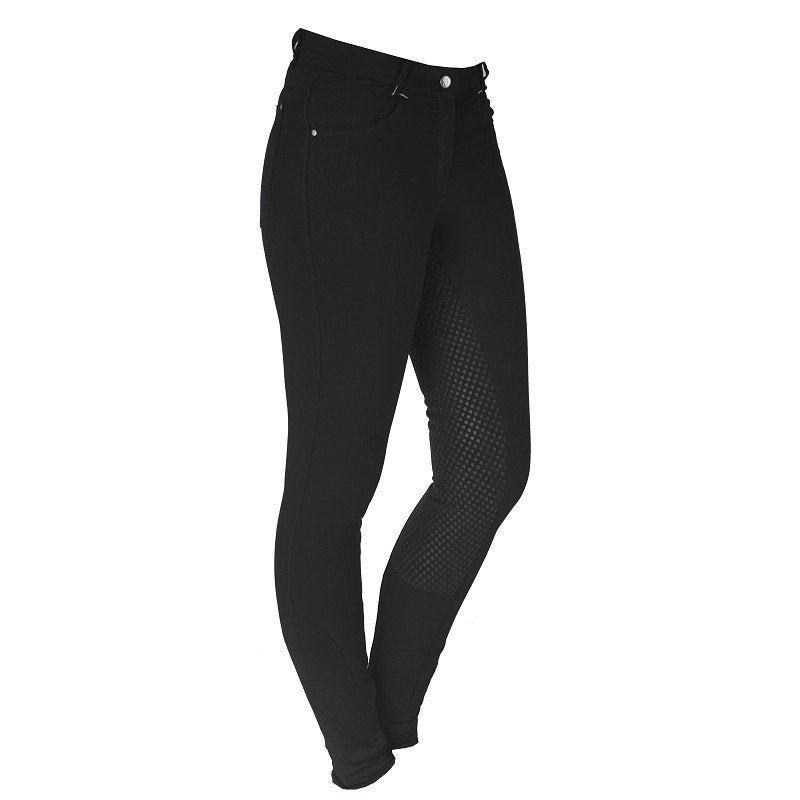 Zwarte Horka Bremen rijbroek dames maat 46 48 50 52 en 54, Nieuw, XL, Zwart, Dames