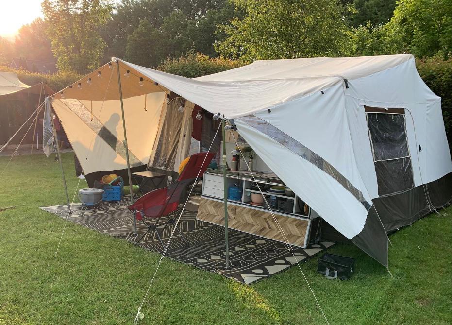 Jamet jametic outdoor vouwwagen, Caravans en Kamperen, Ophalen, Overige kleuren, Aanwezig, Jamet