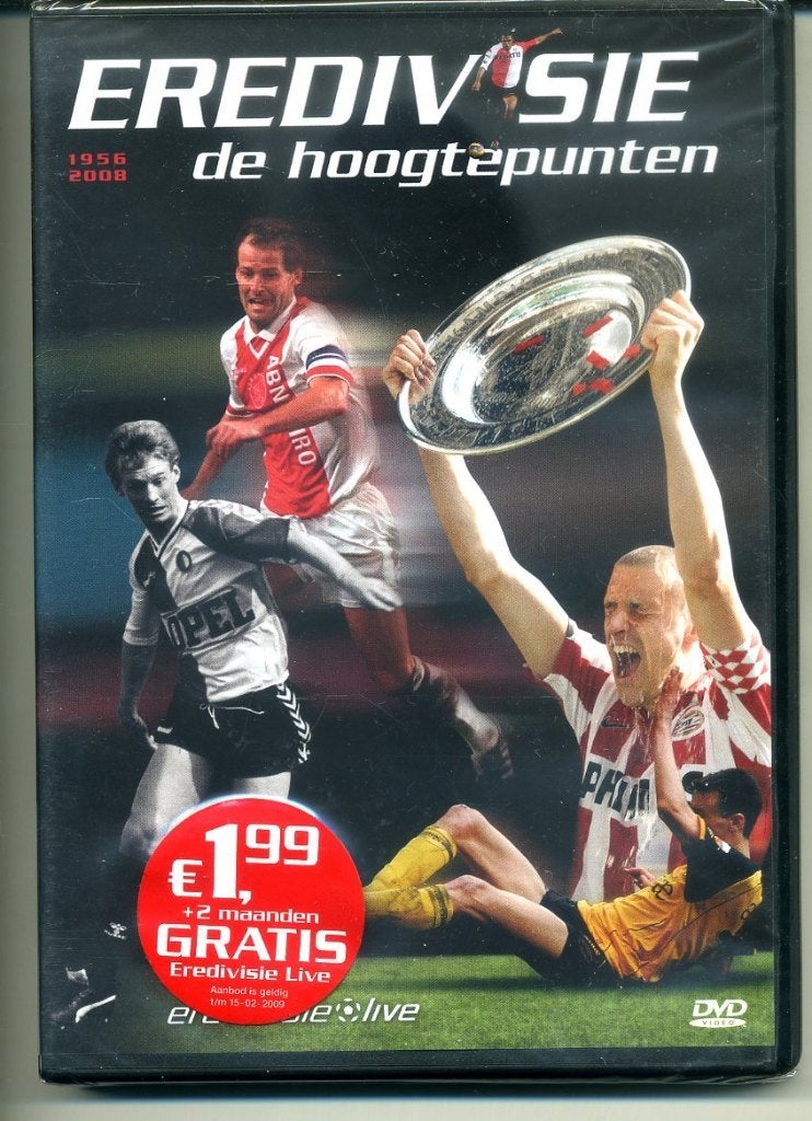 Eredivisie De hoogtepunten 1956-2008 DVD NIEUW geseald, Alle leeftijden, Voetbal, Nieuw in verpakking, Documentaire