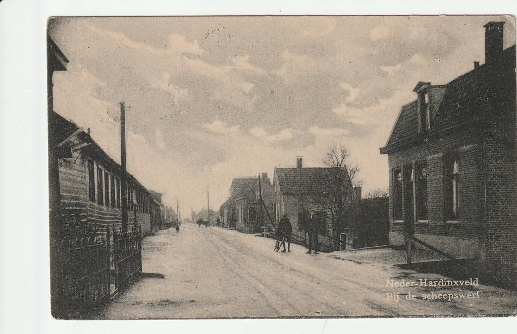 HARDINXVELD, Verzamelen, Ansichtkaarten | Nederland, Gelopen, Noord-Brabant, 1920 tot 1940, Verzenden