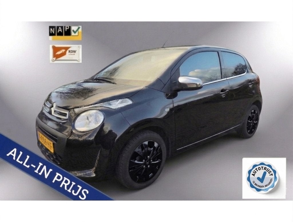 12 mnd garantie pakket inc Citroën C1 1.0 Feel Pack Comfort, Stof, Euro 6, 4 stoelen, C1