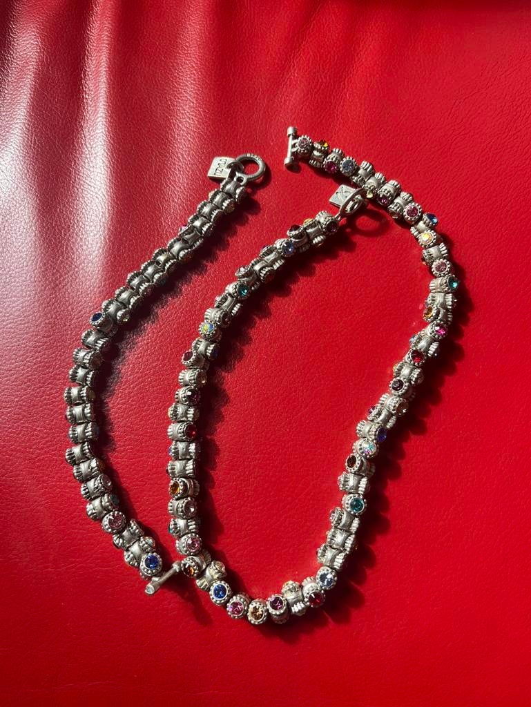 Otazu ketting en armband, Sieraden, Tassen en Uiterlijk, Armbanden, Staal, Ophalen of Verzenden, Zo goed als nieuw, Zilver