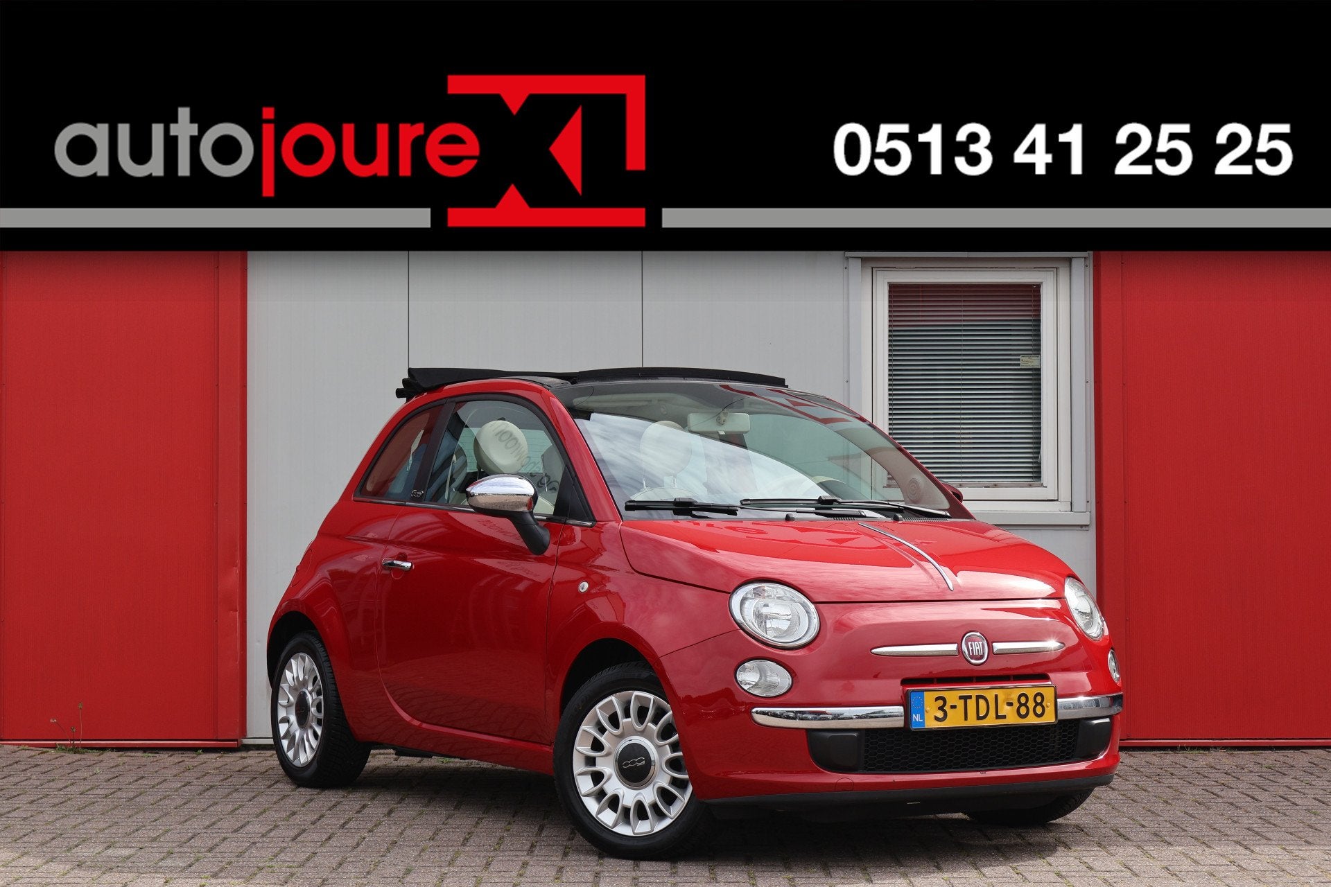 Fiat 500C 1.0 TwinAir Easy (bj 2014), Auto's, Voorwielaandrijving, Stof, Gebruikt, Cabriolet