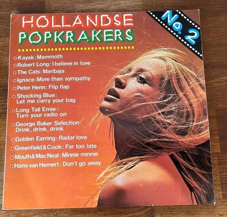 LP Hollandse Popkrakers no 2, Ophalen of Verzenden, Zo goed als nieuw, 12 inch