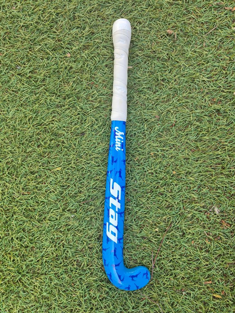 Stag Mini Hockeystick - Blauw met Dolfijnen, Ophalen of Verzenden, Gebruikt