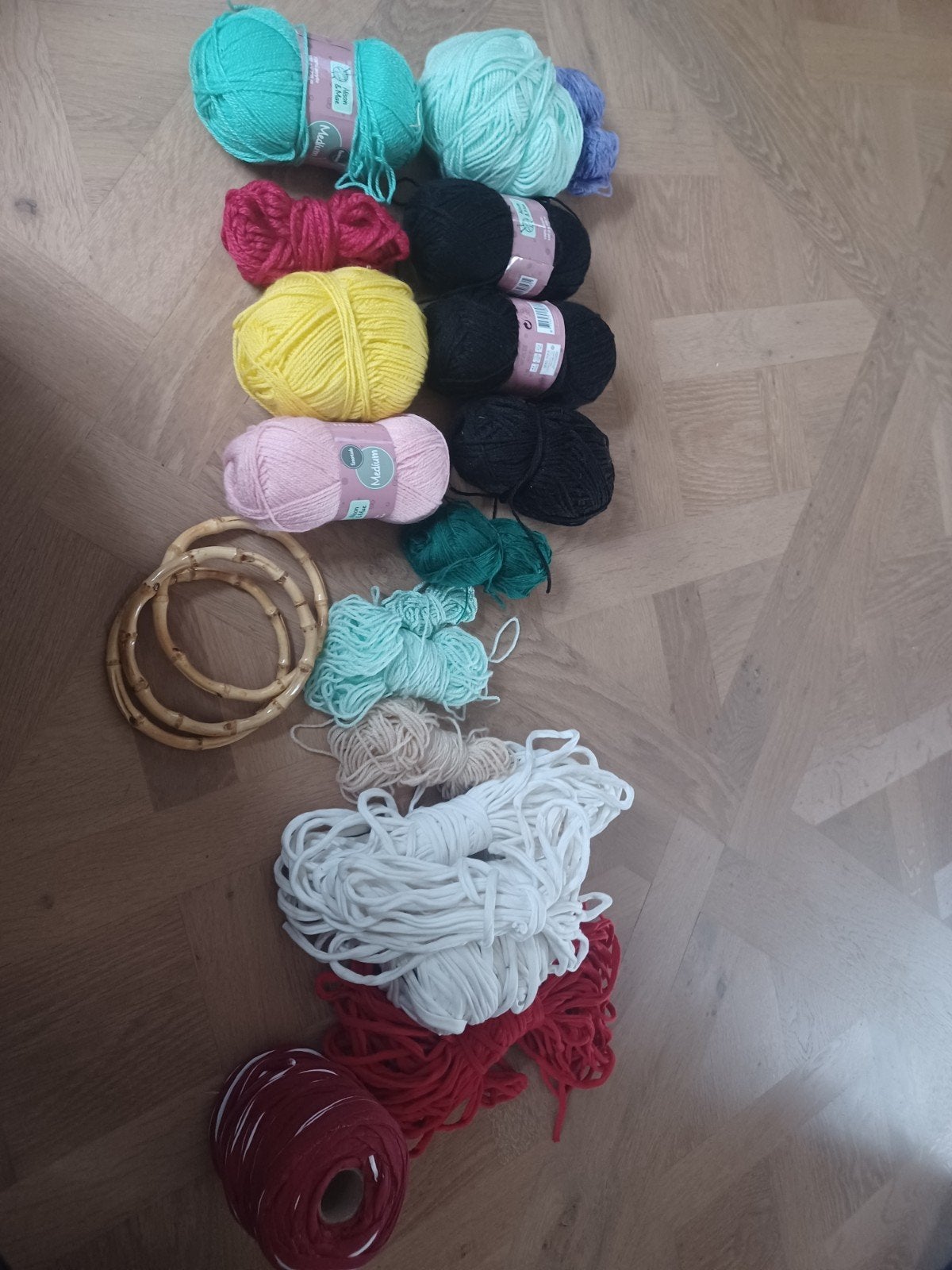 Garen en Bamboe Handvatten voor Breien/Haken, Ophalen, Gebruikt, Breien of Haken, Wol of Garen
