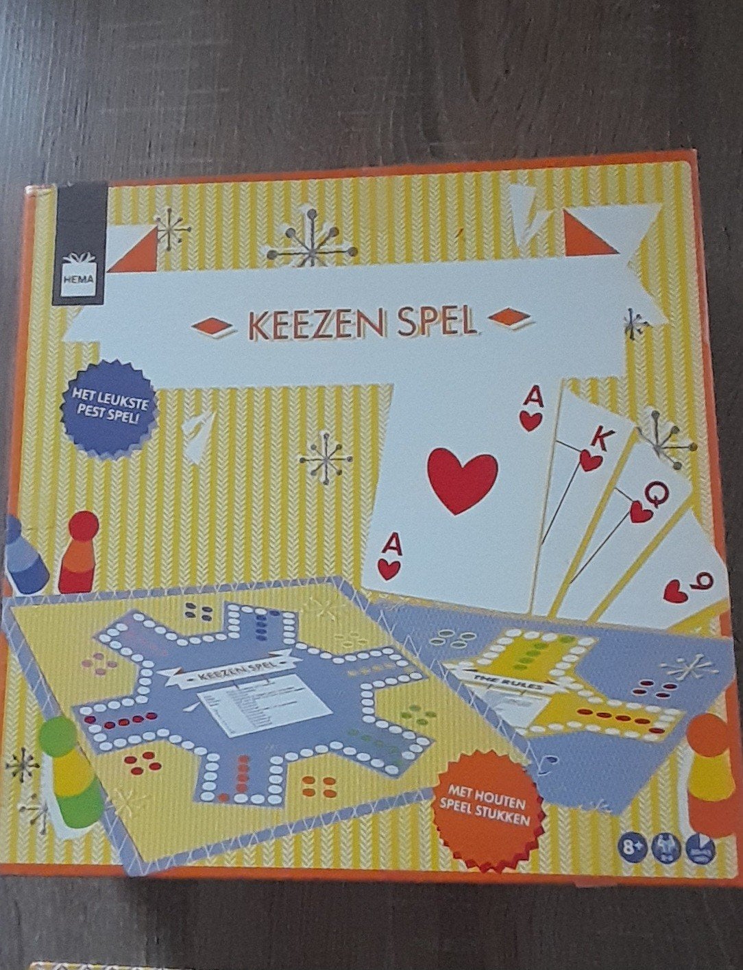 Het Keezen Spel Hema bekend als pestspel., Vijf spelers of meer, Ophalen of Verzenden, Zo goed als nieuw