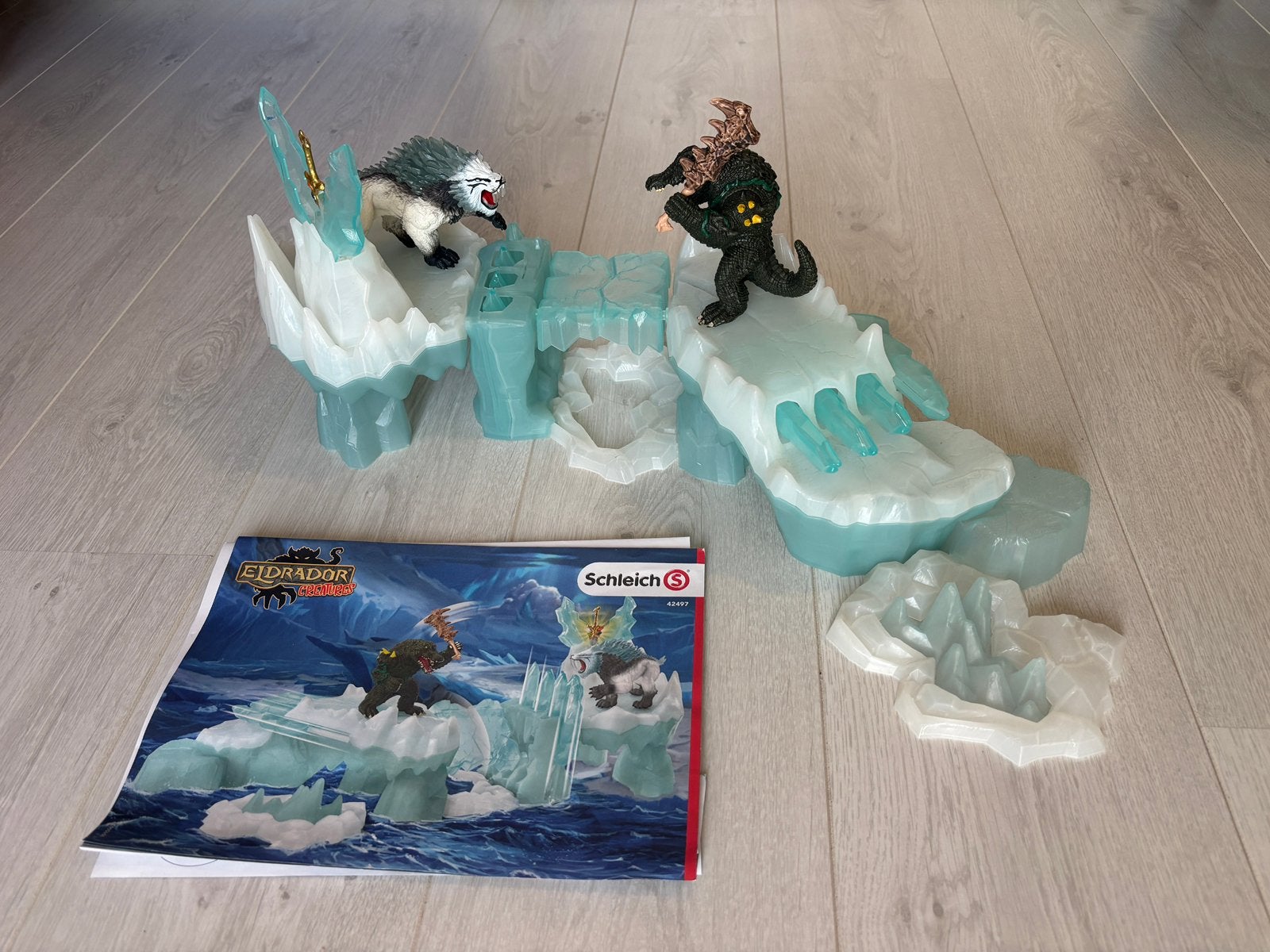 Schleich Eldorador ijskasteel set 42497, Ophalen of Verzenden, Gebruikt, Jongen of Meisje