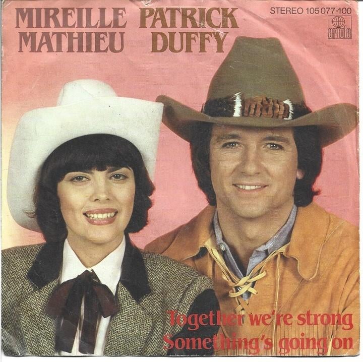 Mireille Mathieu Patric Duffy - Together we're strong 1983, Verzenden, Gebruikt, Pop