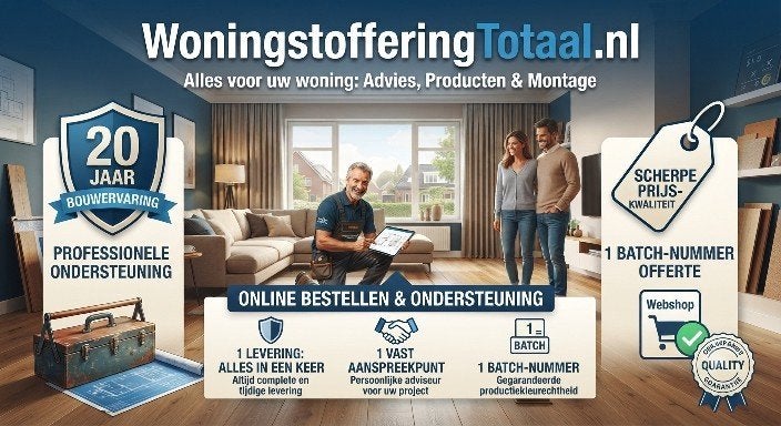 Bespaar op je vloerproject: Vloeren & Stoffering met 20 jaar, Overige materialen, 50 tot 150 cm, Nieuw, Ophalen of Verzenden