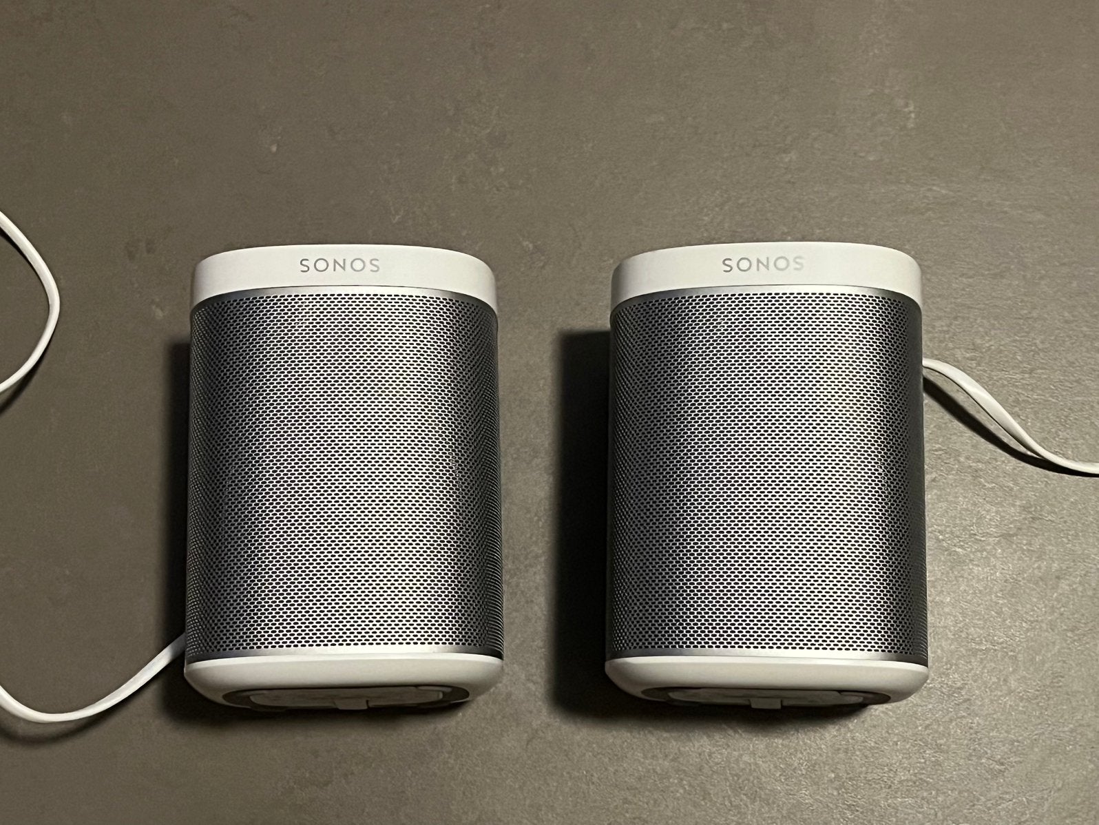 Sonos Play 1 speakers wit 2 stuks, Ophalen, Stereo speakers, Inclusief kabels, Zo goed als nieuw