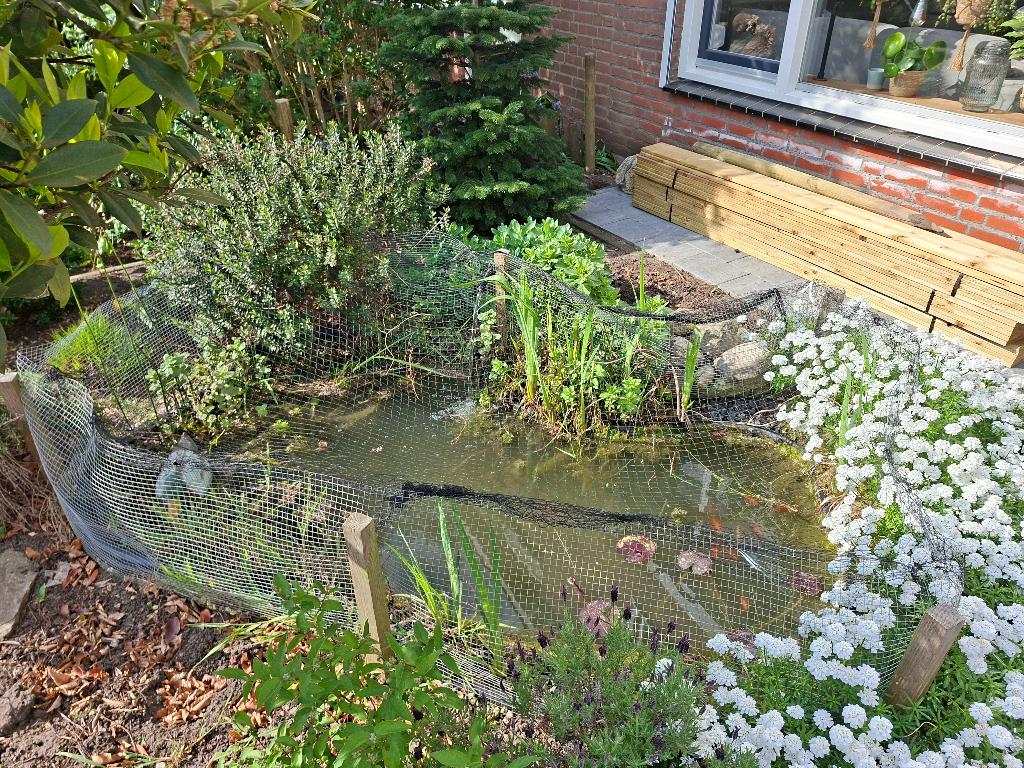 Complete vijver, Ophalen, Gebruikt